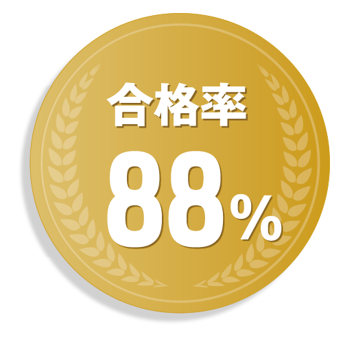 合格率87%