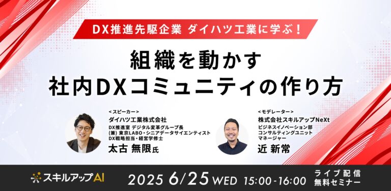DX推進先駆企業ダイハツ工業に学ぶ！組織を動かす社内DXコミュニティの作り方